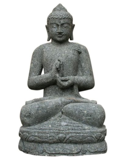Sitzender Buddha Rad der Lehre