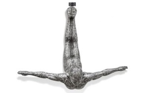 Skulptur aus Aluminiumguss