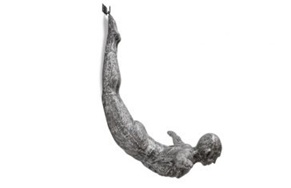 Skulptur aus Aluminiumguss